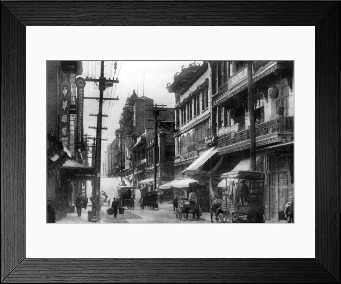 Framed Print : Chinatown, San Francisco, USA, 1926 Framed Print : Chinatown, San Francisco, USA, 1926