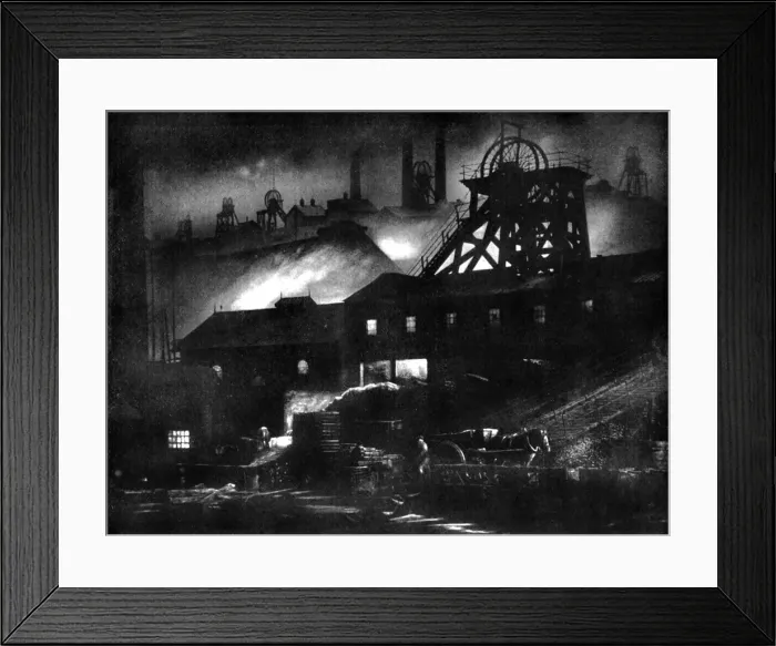 Framed Print : A mining centre, 1926. Artist: Edgar & Winifred Ward Framed Print : A mining centre, 1926. Artist: Edgar & Winifred Ward