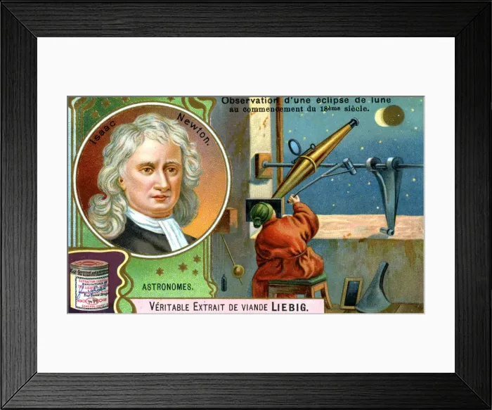 Framed Print : Isaac Newton, English mathematician, astronomer and physicist, (c1900) Framed Print : Isaac Newton, English mathematician, astronomer and physicist, (c1900)