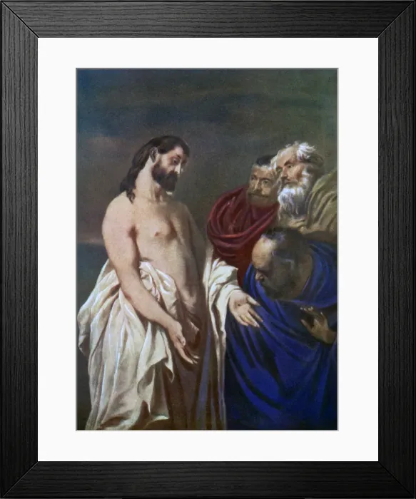 Framed Print : The Incredulation of Thomas, 1926 Framed Print : The Incredulation of Thomas, 1926