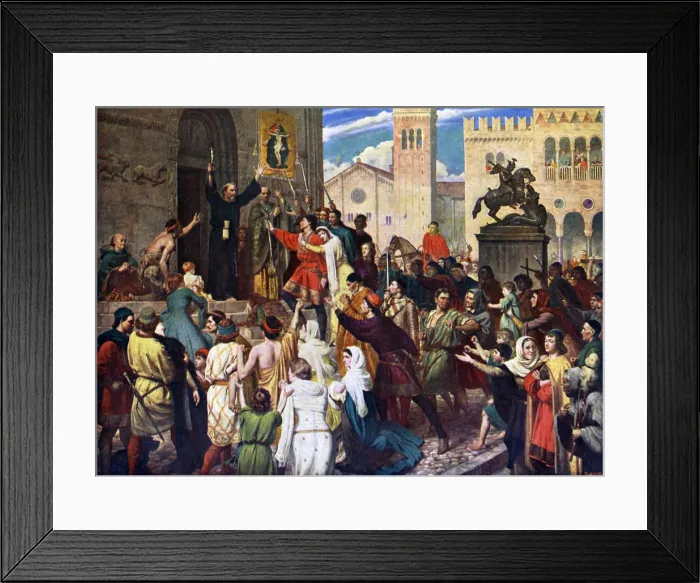 Framed Print : Peter the Hermit Preaching the First Crusade, 1926 Framed Print : Peter the Hermit Preaching the First Crusade, 1926