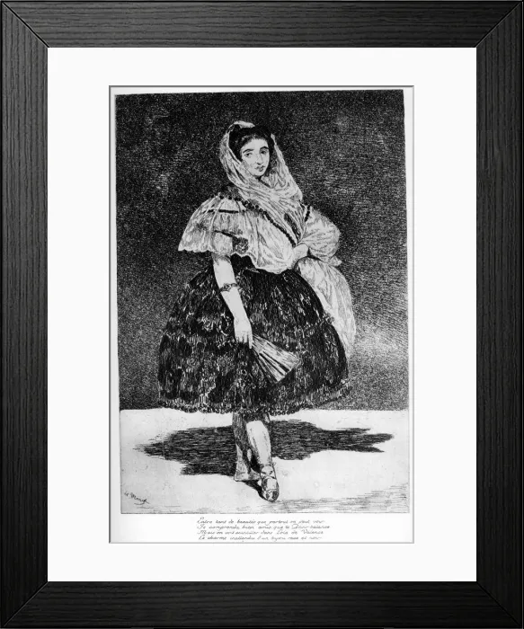 Framed Print : Lola de Valence, c1850-1880 (1924). Artist: Edouard Manet Framed Print : Lola de Valence, c1850-1880 (1924). Artist: Edouard Manet