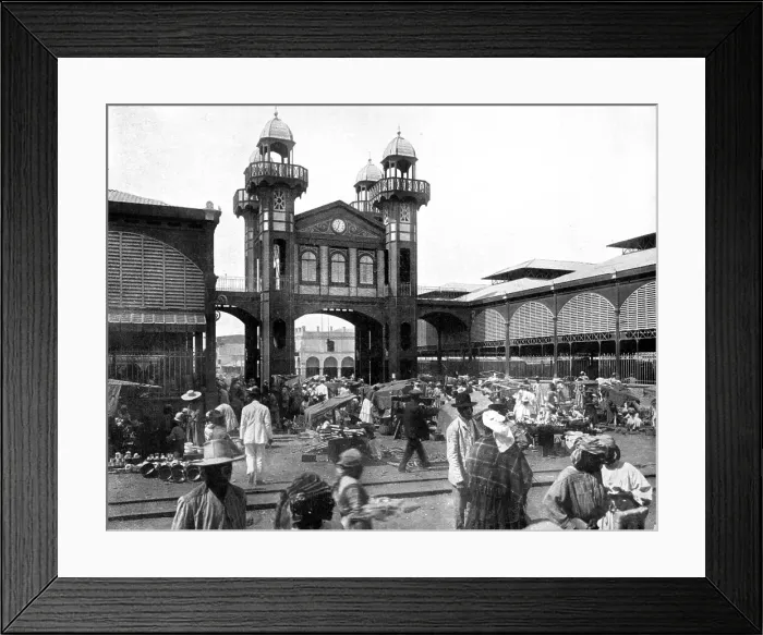 Framed Print : The market place, Port-au-Prince, Haiti, 1926 Framed Print : The market place, Port-au-Prince, Haiti, 1926