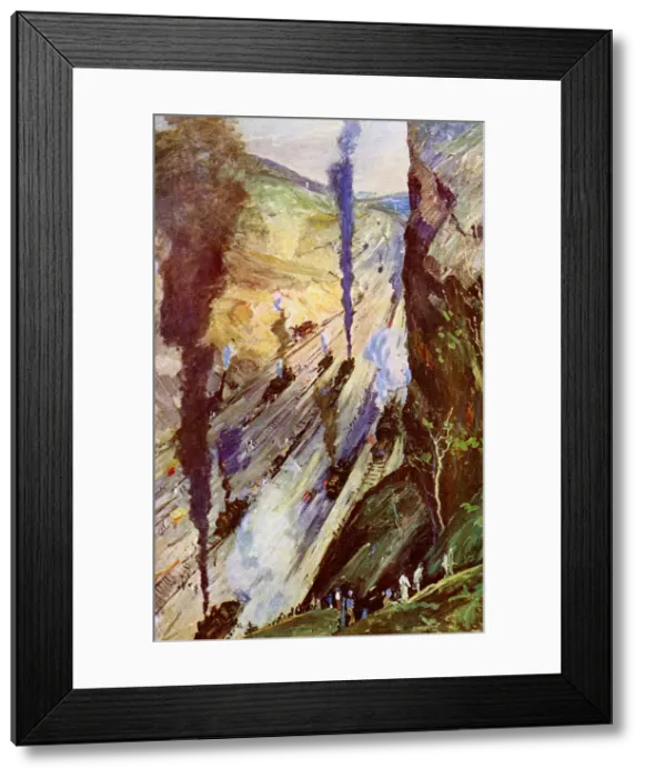 Framed Print : The Conquerors, Culebra Cut, Panama Canal, Panama, 1926