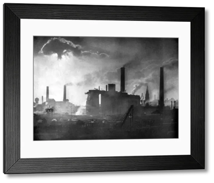 Framed Print : Coal and iron production, 1926. Artist: Edgar & Winifred Ward Framed Print : Coal and iron production, 1926. Artist: Edgar & Winifred Ward