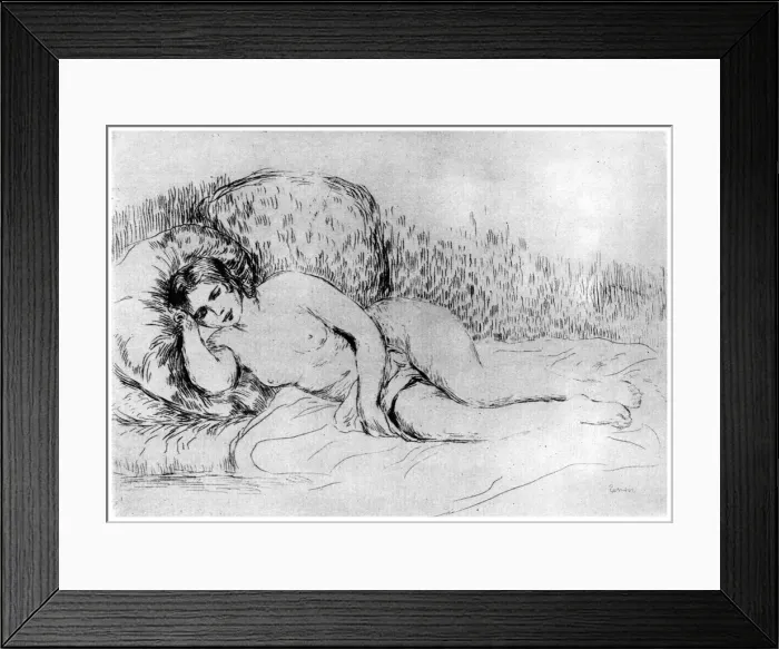 Framed Print : Nude, c1860-1910 (1924). Artist: Pierre-Auguste Renoir Framed Print : Nude, c1860-1910 (1924). Artist: Pierre-Auguste Renoir