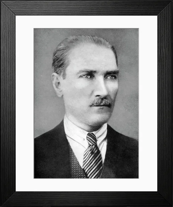 Framed Print : Mustapha Kemal Pasha (1881-1928), Turkish revolutionary, 1926 Framed Print : Mustapha Kemal Pasha (1881-1928), Turkish revolutionary, 1926