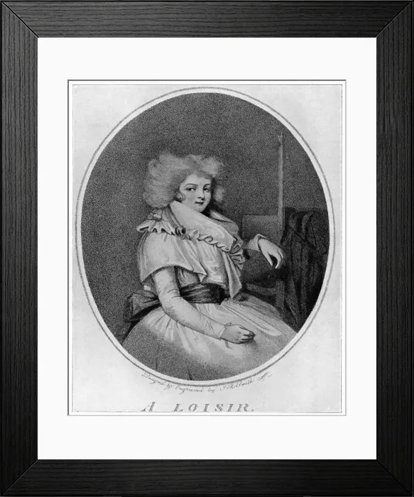 Framed Print : A Loisir, 18th century (1901) Framed Print : A Loisir, 18th century (1901)