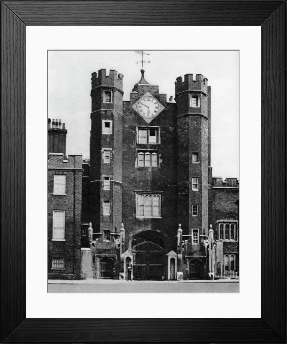 Framed Print : Brick gatehouse for a royal hunting lodge in St Jamess, London, 1926-1927. Artist: McLeish