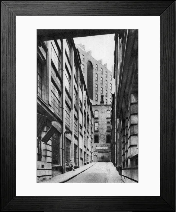 Framed Print : Newcastle Street, London, 1926-1927. Artist: McLeish Framed Print : Newcastle Street, London, 1926-1927. Artist: McLeish