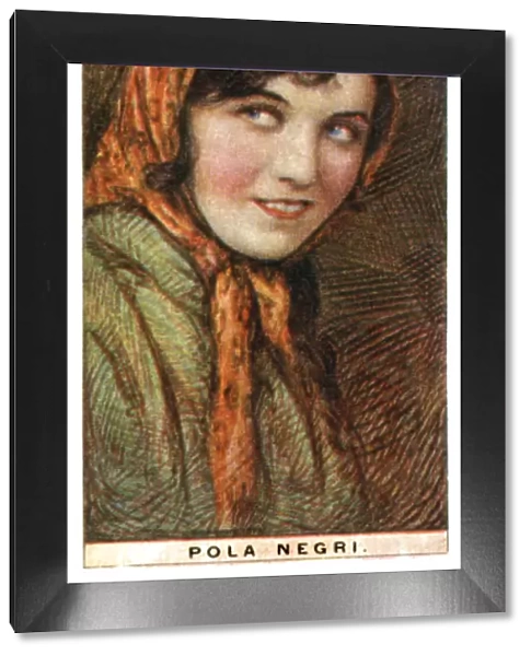 Pola Negri (1894-1987), Polish actress, 1928. Artist: WD & HO Wills