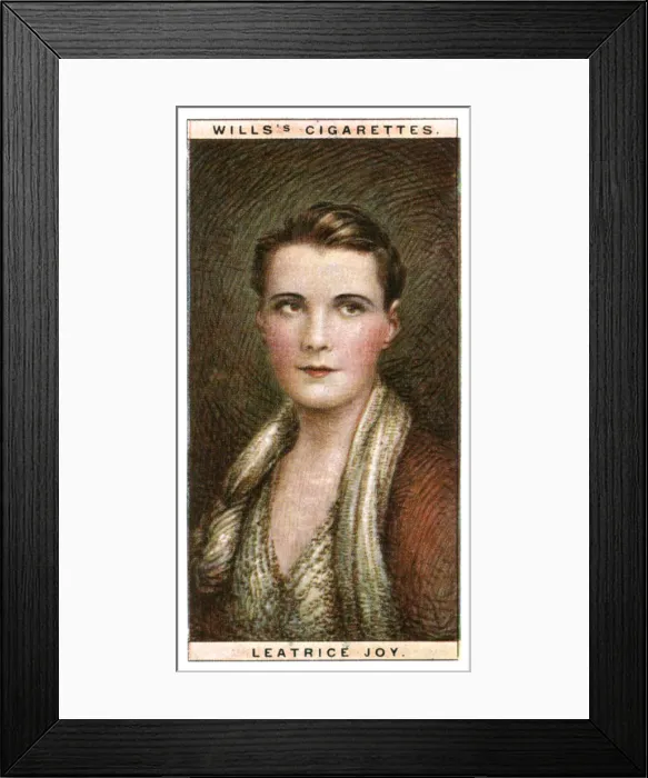 Framed Print : Leatrice Joy (1893-1985), American actress, 1928. Artist: WD & HO Wills