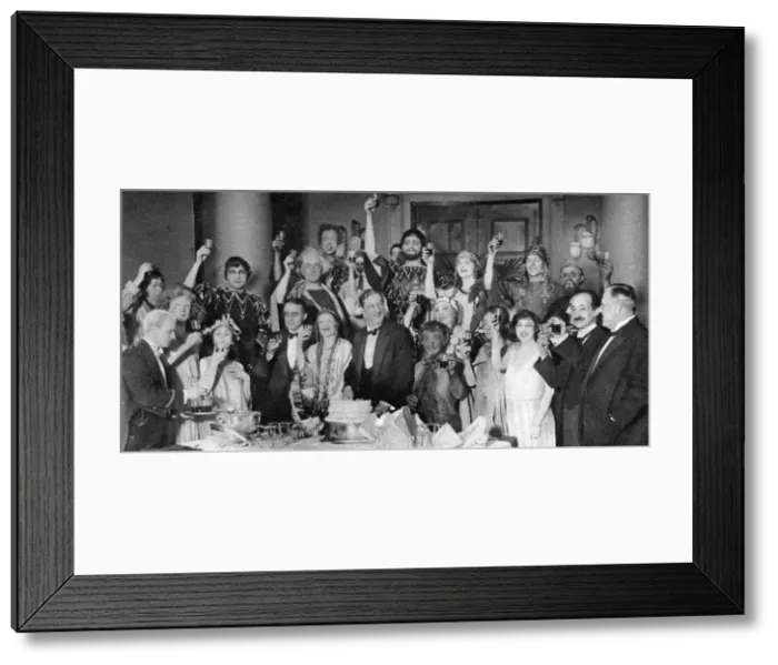 Framed Print : The cast from A Midsummer Nights Dream, the Green Room, Drury Lane Theatre, London, 1926-1927 Framed Print : The cast from A Midsummer Nights Dream, the Green Room, Drury Lane Theatre, London, 1926-1927