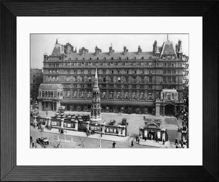 Framed Print : Charing Cross railway station, London, 1926-1927. Artist: McLeish Framed Print : Charing Cross railway station, London, 1926-1927. Artist: McLeish