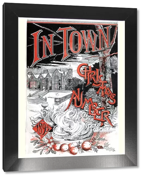 Front cover of the Christmas number of In Town magazine, 1895. Artist: C Hentschel