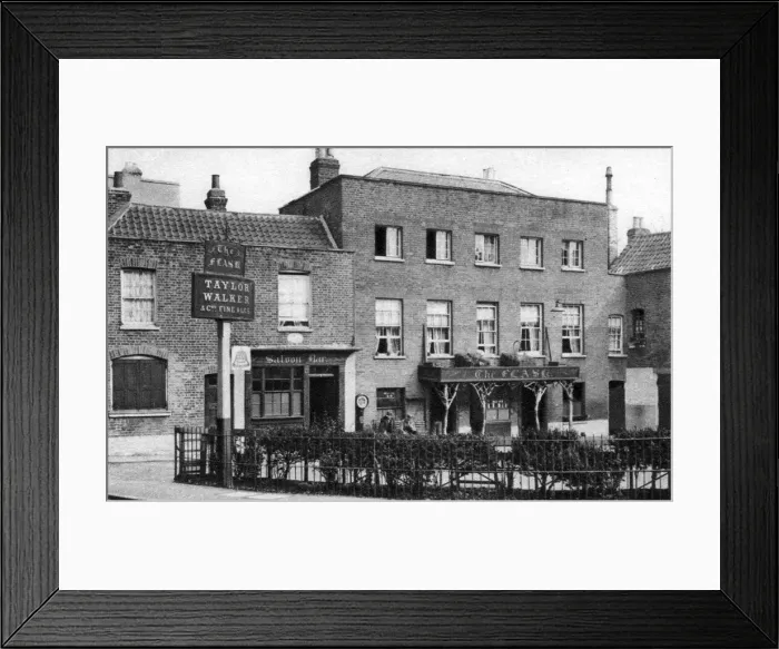 Framed Print : The Flask ale house, Highgate Village, London, 1926-1927. Artist: McLeish Framed Print : The Flask ale house, Highgate Village, London, 1926-1927. Artist: McLeish