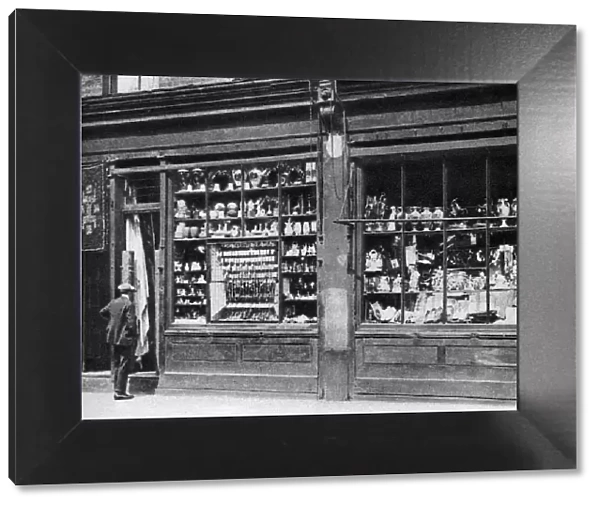 A pawnbrokers shop front, Bow, London, 1926-1927. Artist: Whiffin