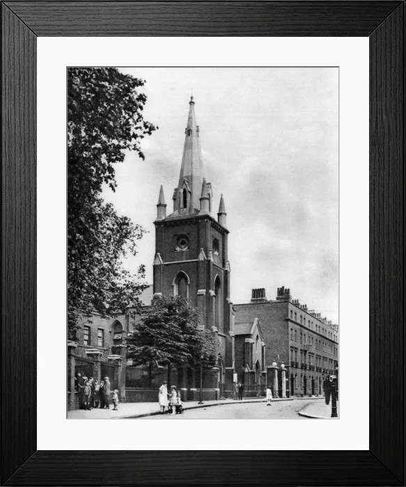 Framed Print : Bunhill Row, London, 1926-1927. Artist: McLeish Framed Print : Bunhill Row, London, 1926-1927. Artist: McLeish