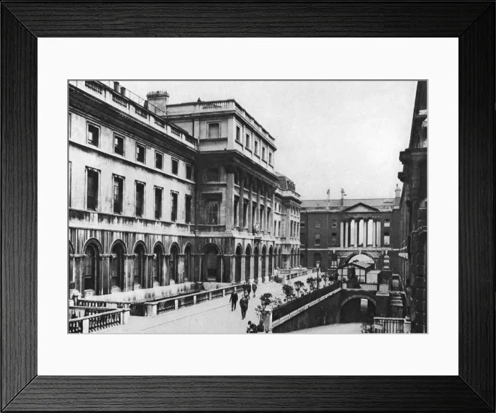 Framed Print : The Eastern wing of Somerset House, London, 1926-1927. Artist: McLeish Framed Print : The Eastern wing of Somerset House, London, 1926-1927. Artist: McLeish