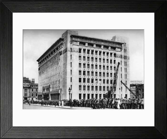 Framed Print : Adelaide House, London, 1926-1927. Artist: McLeish Framed Print : Adelaide House, London, 1926-1927. Artist: McLeish