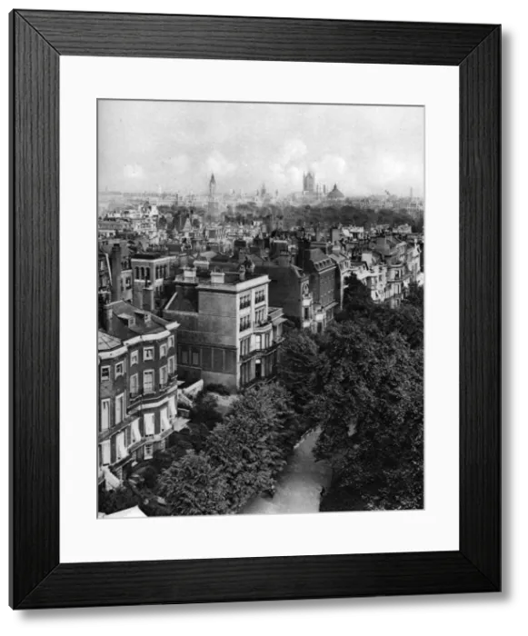 Framed Print : Houses along Queens Walk, Green Park, London, 1926-1927. Artist: McLeish