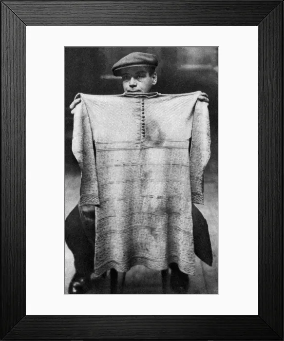 Framed Print : The blood-soaked vest of King Charles I at the London Museum, London, 1926-1927. Artist: Field Framed Print : The blood-soaked vest of King Charles I at the London Museum, London, 1926-1927. Artist: Field