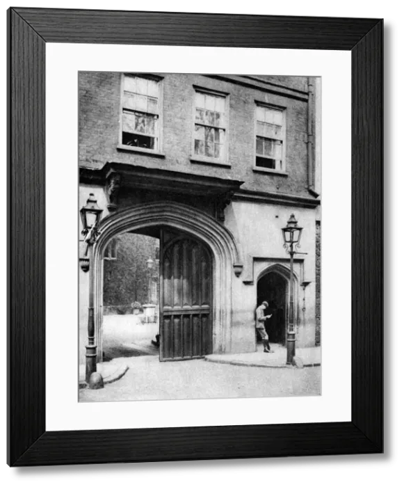 Framed Print : 16th century gateway to the Charterhouse, London, 1926-1927. Artist: Joel Framed Print : 16th century gateway to the Charterhouse, London, 1926-1927. Artist: Joel
