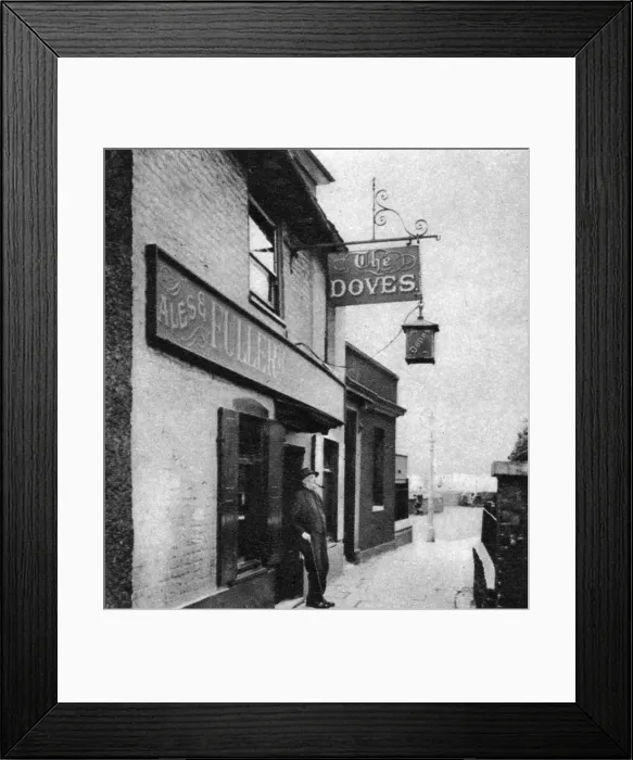 Framed Print : The Doves Inn, Chiswick, London, 1926-1927