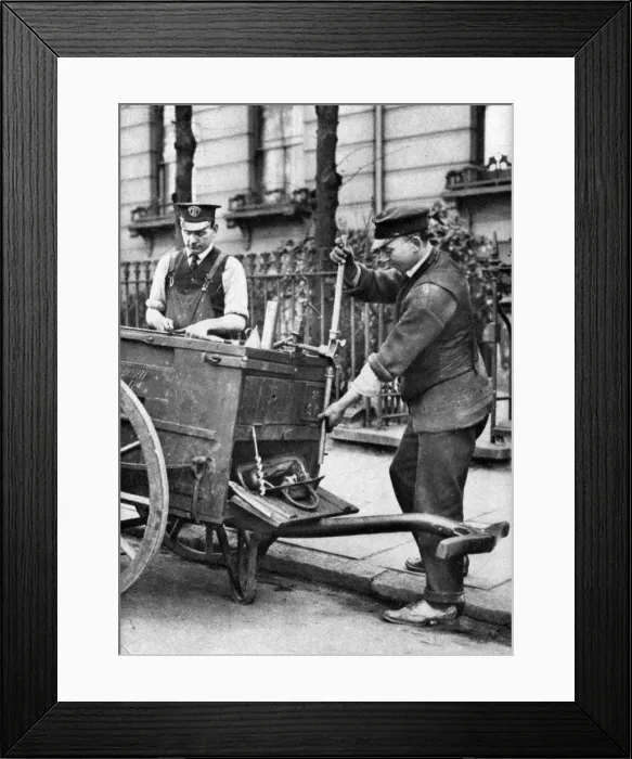 Framed Print : A gas fitter, London, 1926-1927. Artist: McLeish Framed Print : A gas fitter, London, 1926-1927. Artist: McLeish