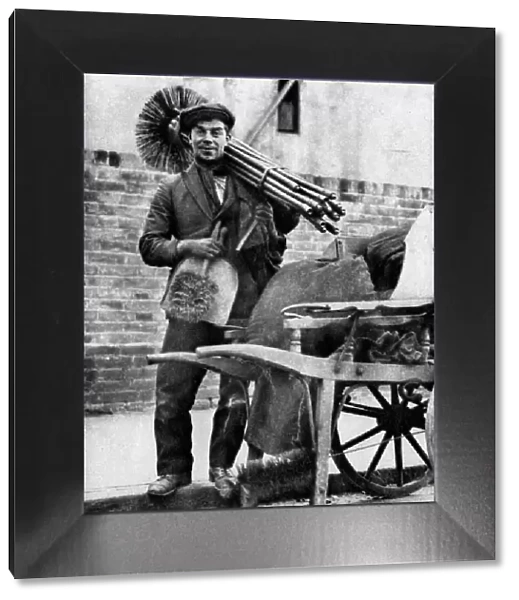 Chimney sweep, London, 1926-1927. Artist: McLeish
