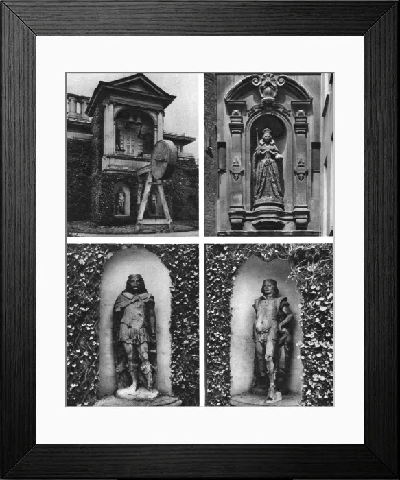 Framed Print : Clock and statues, Church of St Dunstan-in-the-West, London, 1926-1927. Artist: Joel Framed Print : Clock and statues, Church of St Dunstan-in-the-West, London, 1926-1927. Artist: Joel