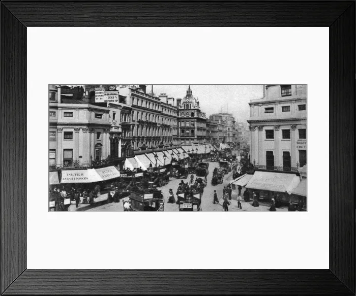 Framed Print : Regent Circus (Oxford Circus), London, 1880s, (1926-1927) Framed Print : Regent Circus (Oxford Circus), London, 1880s, (1926-1927)