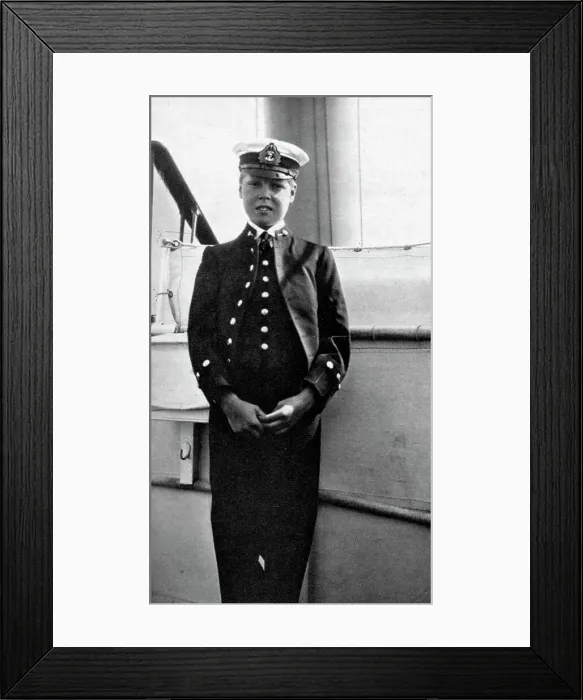 Framed Print : Prince Edward (1894-1972), the future King Edward VIII, 1908. Artist: Queen Alexandra Framed Print : Prince Edward (1894-1972), the future King Edward VIII, 1908. Artist: Queen Alexandra