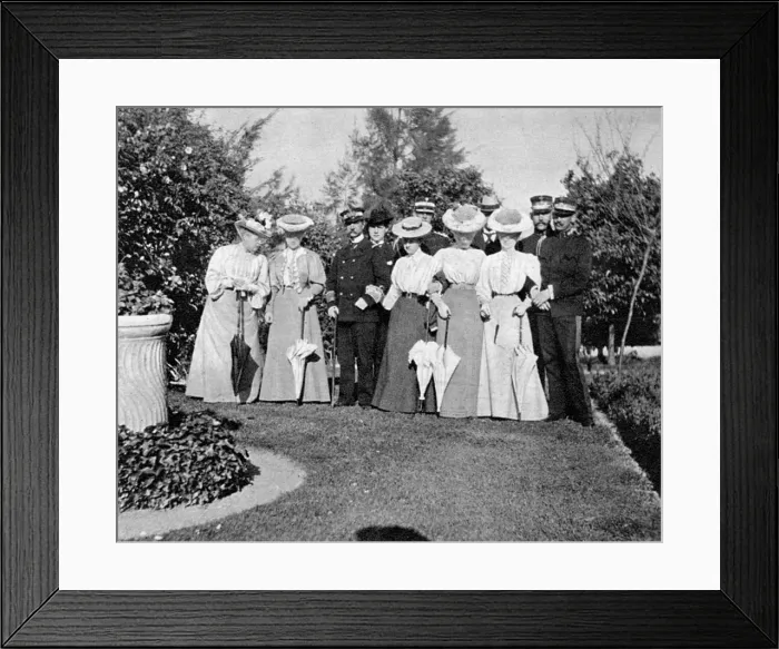 Framed Print : Family group at Athens, 1908. Artist: Queen Alexandra Framed Print : Family group at Athens, 1908. Artist: Queen Alexandra
