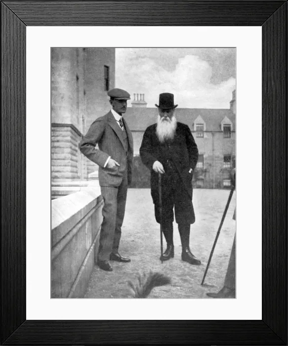 Framed Print : Sir Arthur Davidson and Sir Dighton Probyn, 1908. Artist: Queen Alexandra Framed Print : Sir Arthur Davidson and Sir Dighton Probyn, 1908. Artist: Queen Alexandra