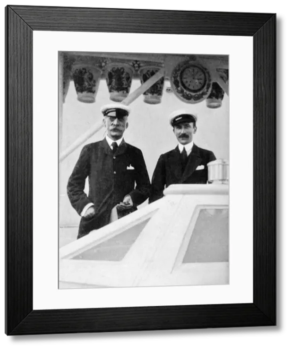 Framed Print : Count Benckendorff and Lord Errington, 1908. Artist: Queen Alexandra