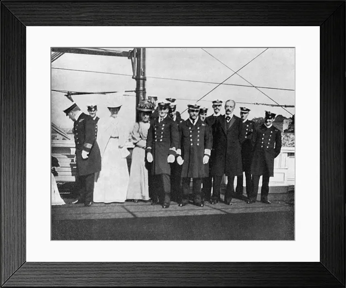 Framed Print : On board the royal yacht Victoria and Albert III, Christiania (Oslo), Norway, 1908. Artist: Queen Alexandra Framed Print : On board the royal yacht Victoria and Albert III, Christiania (Oslo), Norway, 1908. Artist: Queen Alexandra