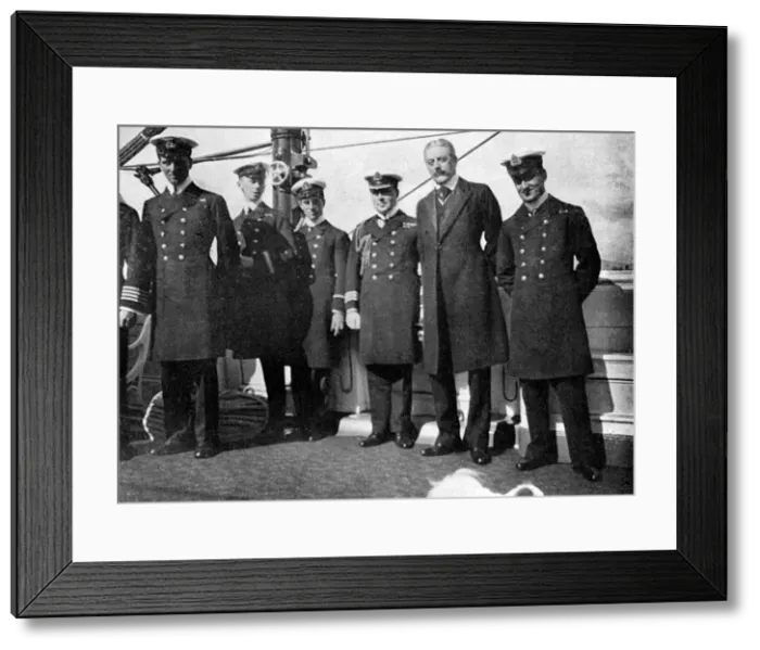 Framed Print : On board the royal yacht Victoria and Albert III, Christiania (Oslo), Norway, 1908. Artist: Queen Alexandra Framed Print : On board the royal yacht Victoria and Albert III, Christiania (Oslo), Norway, 1908. Artist: Queen Alexandra