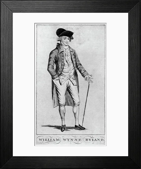 Framed Print : William Wynne Ryland (1732-1783), English engraver, 1910 Framed Print : William Wynne Ryland (1732-1783), English engraver, 1910