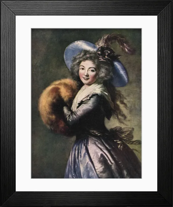Framed Print : Madame Mole-Reymond, 1786 (1910). Artist: Elisabeth Louise Vigee-LeBrun Framed Print : Madame Mole-Reymond, 1786 (1910). Artist: Elisabeth Louise Vigee-LeBrun