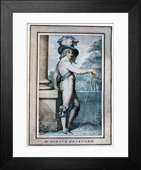 Framed Print : Horace Beckford, 18th century (1905). Artist: John Conde Framed Print : Horace Beckford, 18th century (1905). Artist: John Conde