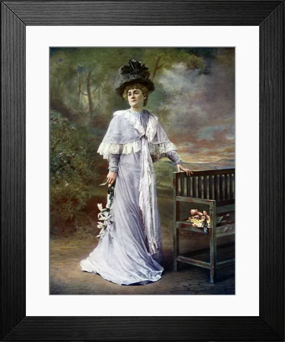 Framed Print : Kate Rorke (1866-1945), English actress, 1899-1900. Artist: Alfred Ellis Framed Print : Kate Rorke (1866-1945), English actress, 1899-1900. Artist: Alfred Ellis
