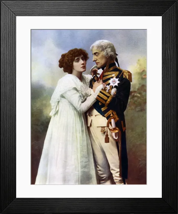 Framed Print : Johnston Forbes-Robertson (1853-1937) and Mrs Patrick Campbell (1865-1940), 1899-1900. Artist: W&D Downey Framed Print : Johnston Forbes-Robertson (1853-1937) and Mrs Patrick Campbell (1865-1940), 1899-1900. Artist: W&D Downey