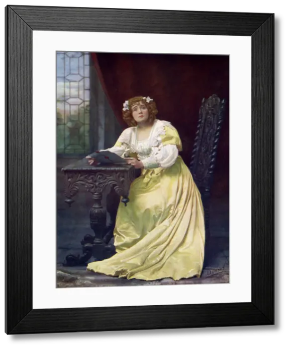 Framed Print : Eva Moore (1870-1955), English actress, 1899-1900. Artist: W&D Downey Framed Print : Eva Moore (1870-1955), English actress, 1899-1900. Artist: W&D Downey