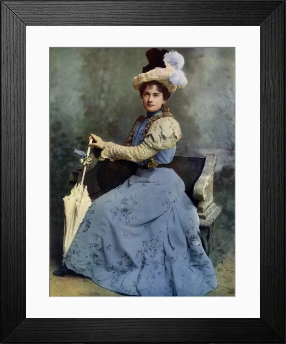 Framed Print : Grace Palotta, actress, 1899-1900. Artist: Window & Grove Framed Print : Grace Palotta, actress, 1899-1900. Artist: Window & Grove