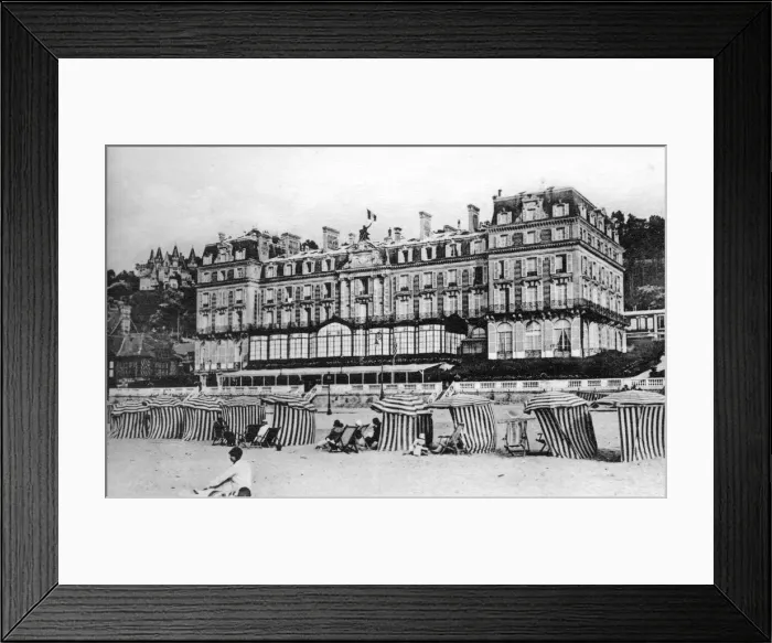 Framed Print : Black Rock Hotel, Trouville, France, c1920s Framed Print : Black Rock Hotel, Trouville, France, c1920s