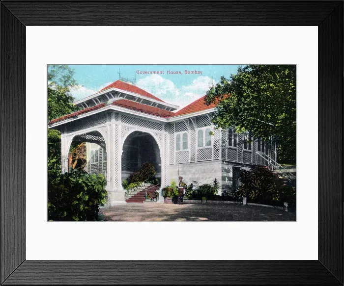 Framed Print : Government House, Bombay, India, early 20th century Framed Print : Government House, Bombay, India, early 20th century