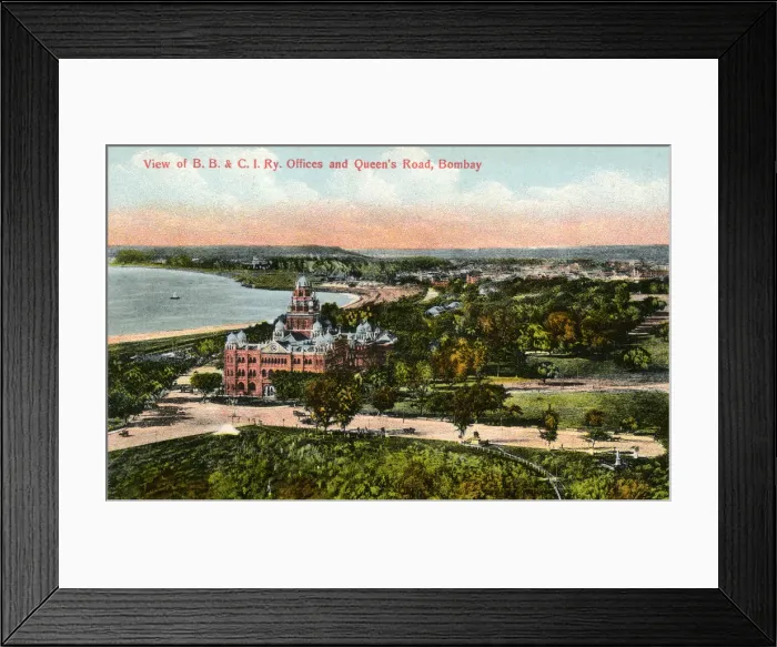 Framed Print : Victoria Terminus, Bombay, India, early 20th century Framed Print : Victoria Terminus, Bombay, India, early 20th century