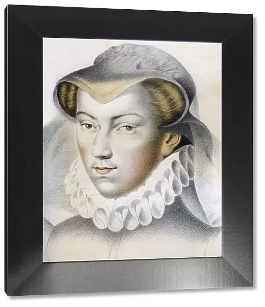 Louise de Lorraine-Vaudemont (1553-1601), 16th century (1849). Artist: Franz Kellerhoven