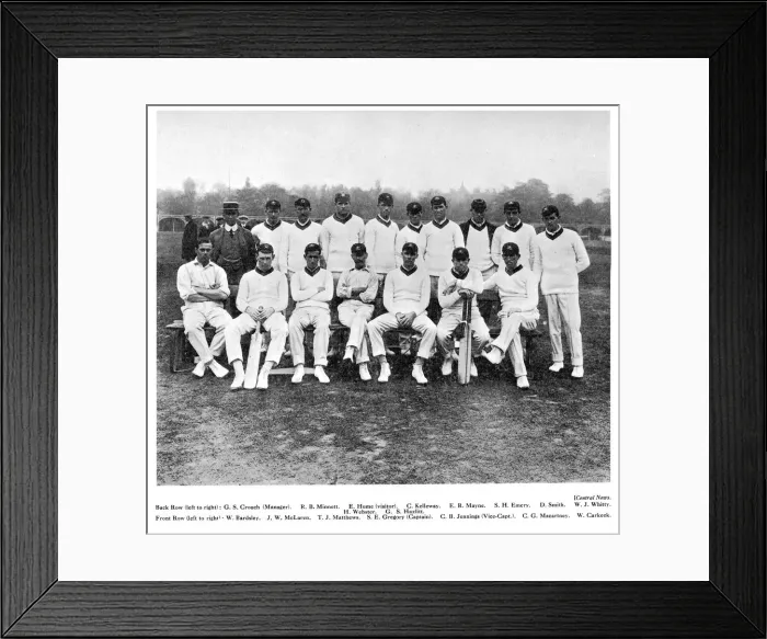 Framed Print : The Australian cricket team of 1912 Framed Print : The Australian cricket team of 1912